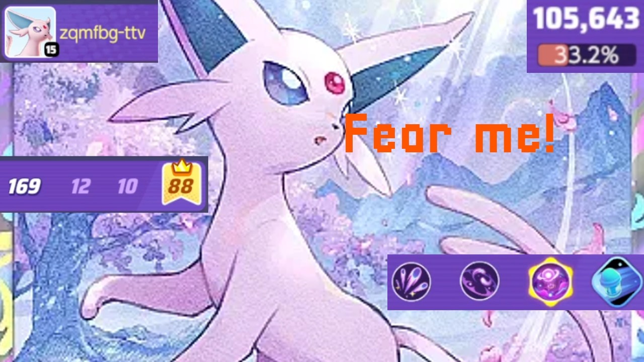 BACK IN ACTION | Master Rank ESPEON Gameplay + Commentary