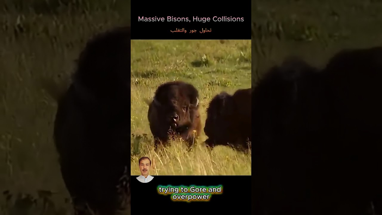 A Massive Clash #bison #fight #massive