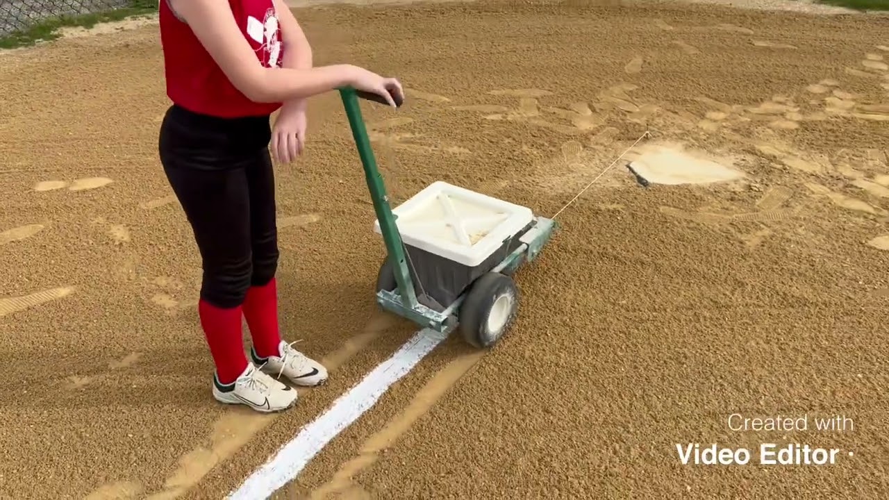 Lining (Chalking) a Softball Field