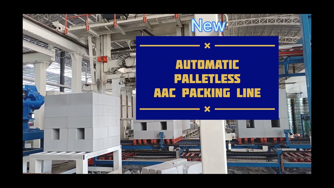 New Technology Palletless AAC Blocks Packing Line || Dongyue Group || Nandiki Gangadhar Reddy