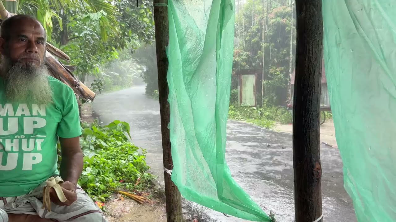 Village Life in the Rain: Soothing Storm Sounds from Barisal
