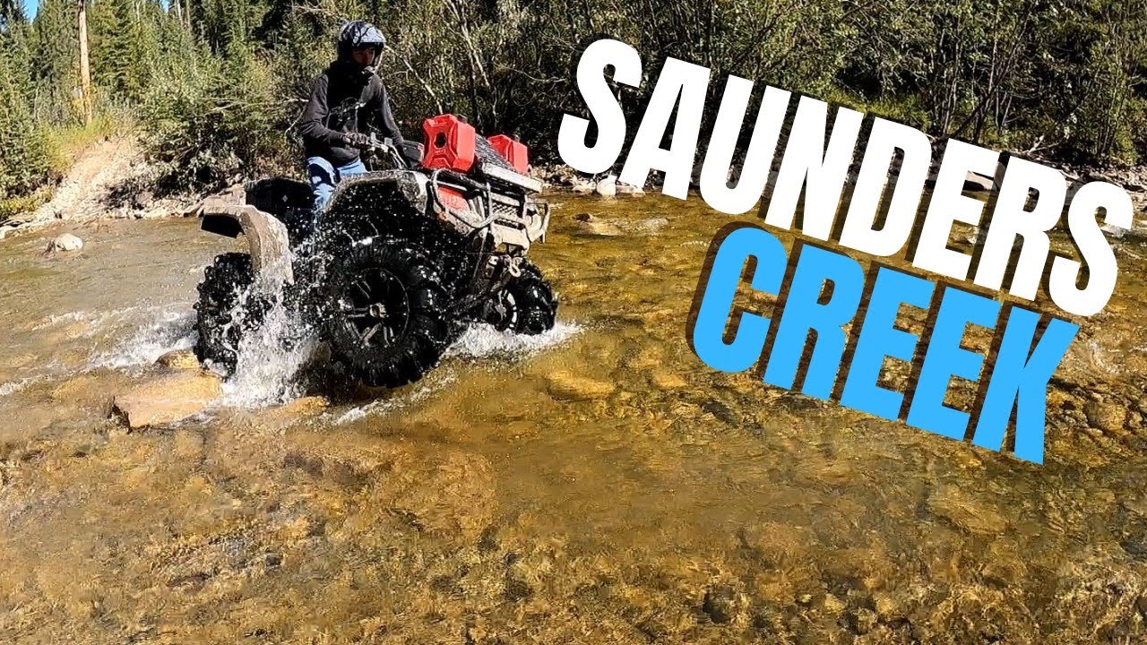 Alberta Off Road ATV Trails - Exploring Saunders Creek Trails East of Nordegg Alberta