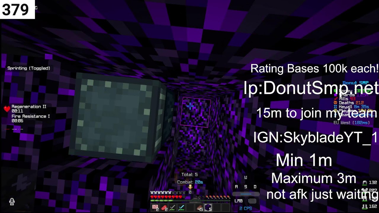 Live DonutSmp with viewers gambling rating bases and dueling!