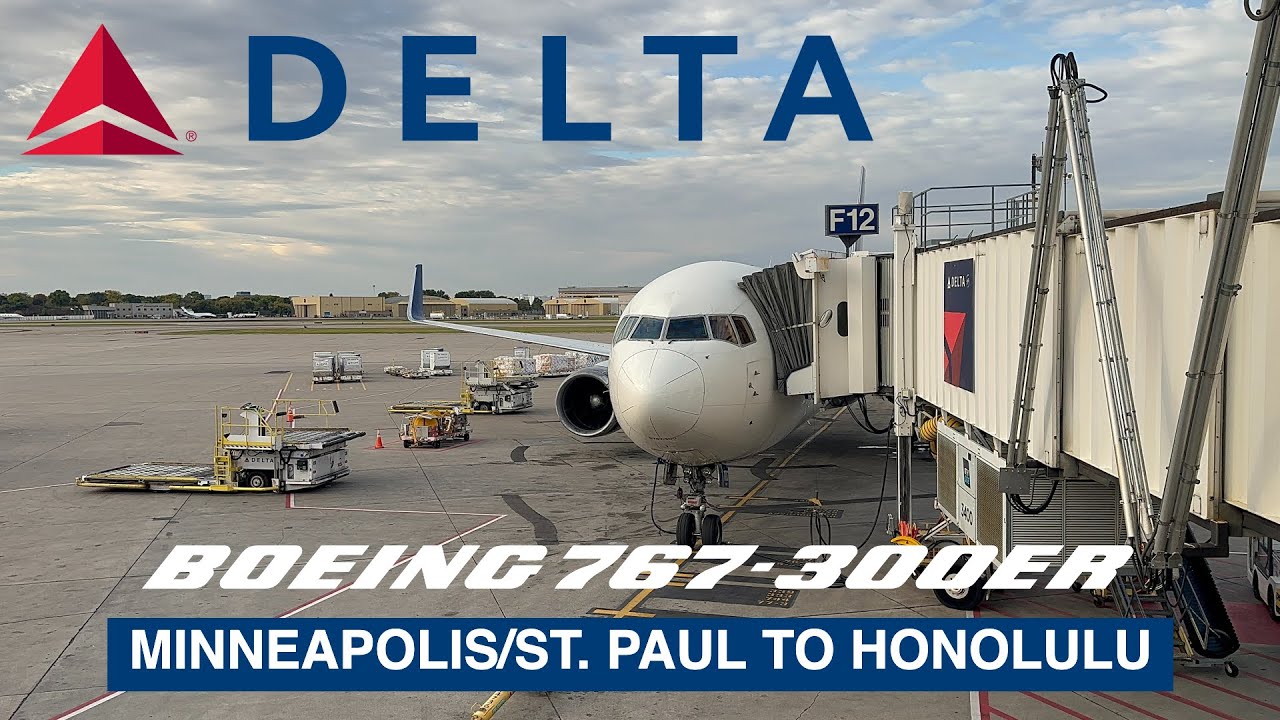 Trip Report Delta Air Lines Boeing 767-300ER Minneapolis/St. Paul (MSP) to Honolulu (HNL) Main Cabin
