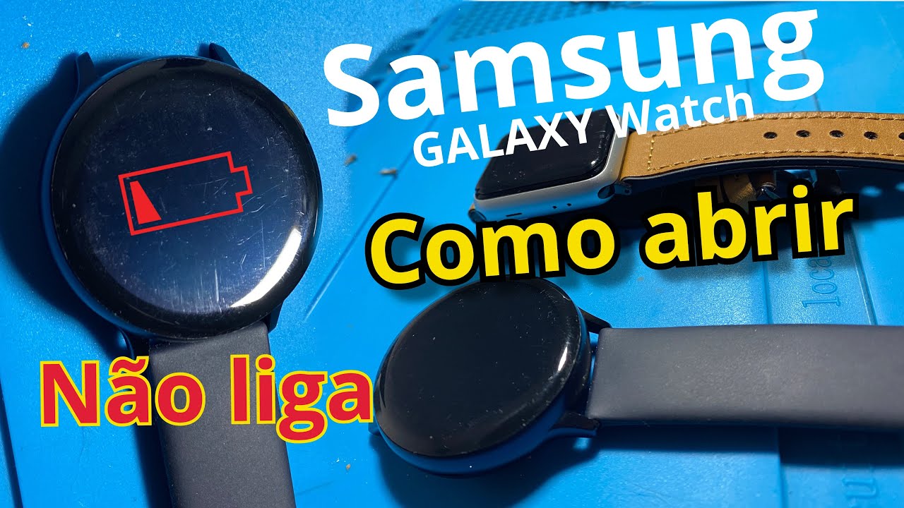 Parou de funcionar. Abrindo um relógio Samsung GALAXY WATCH 44mm