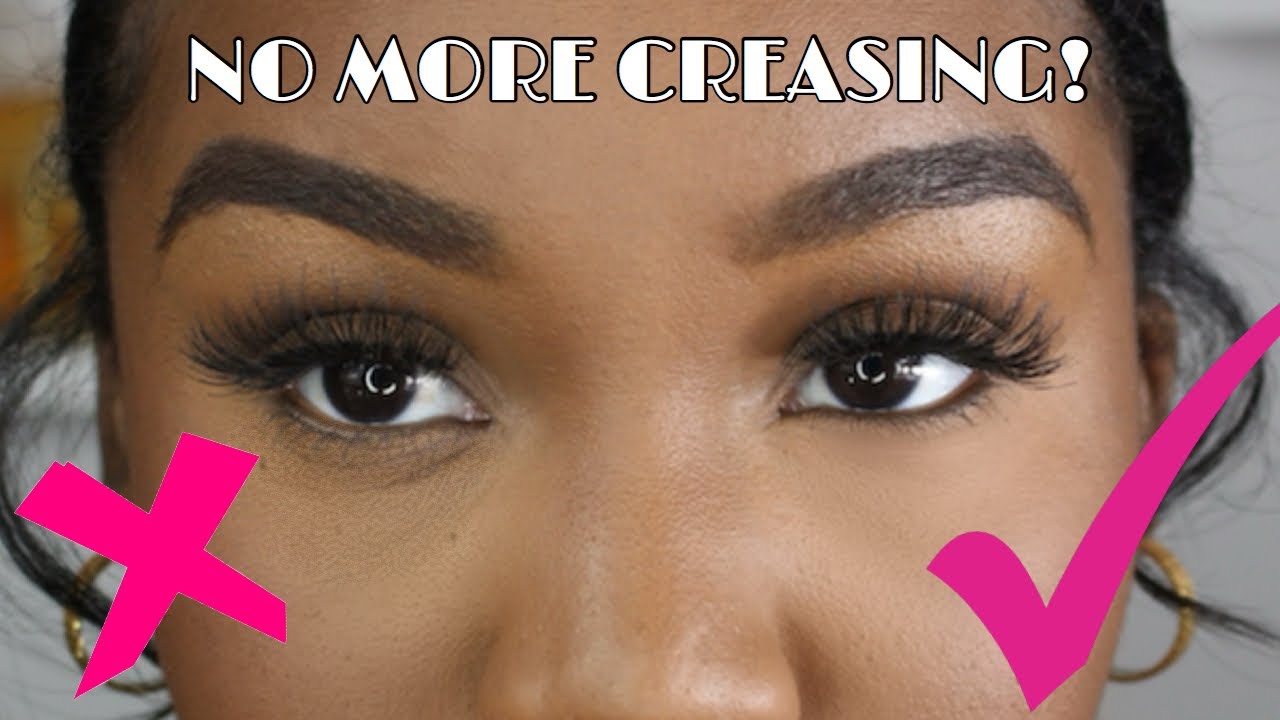 HOW TO: PREVENT UNDER EYE CREASING | TIPS & TRICKS FOR BEGINNERS | Makeup For Beginners | WOC