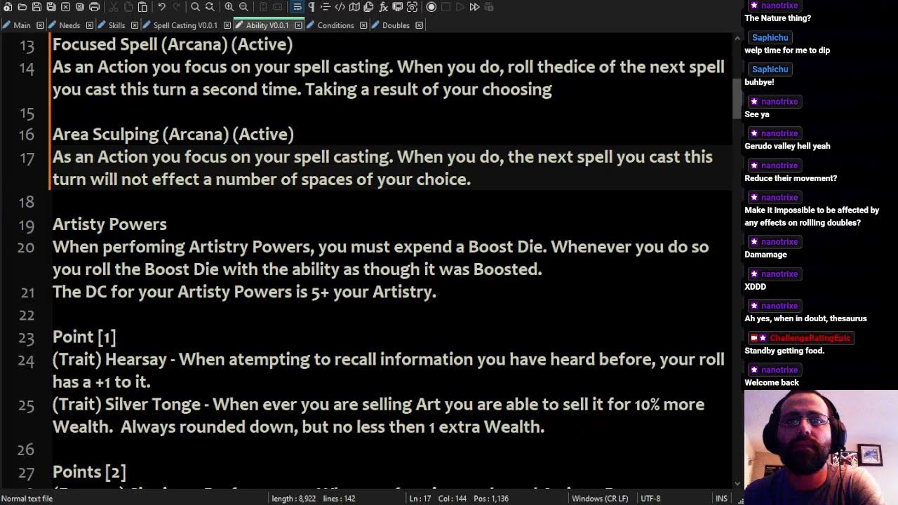 Creating An Accuracyless, Classless TTRPG