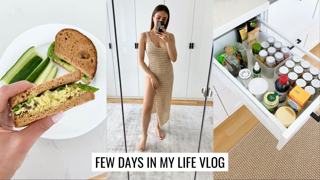 VLOG | Skincare Favorites, Kitchen Organizing & Try-On Haul | Annie Jaffrey
