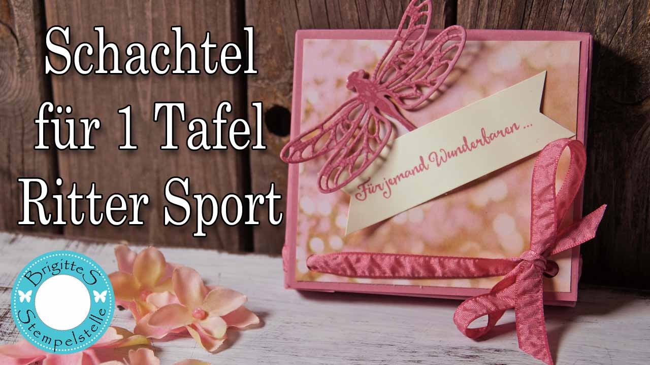 Schachtel für eine Tafel 