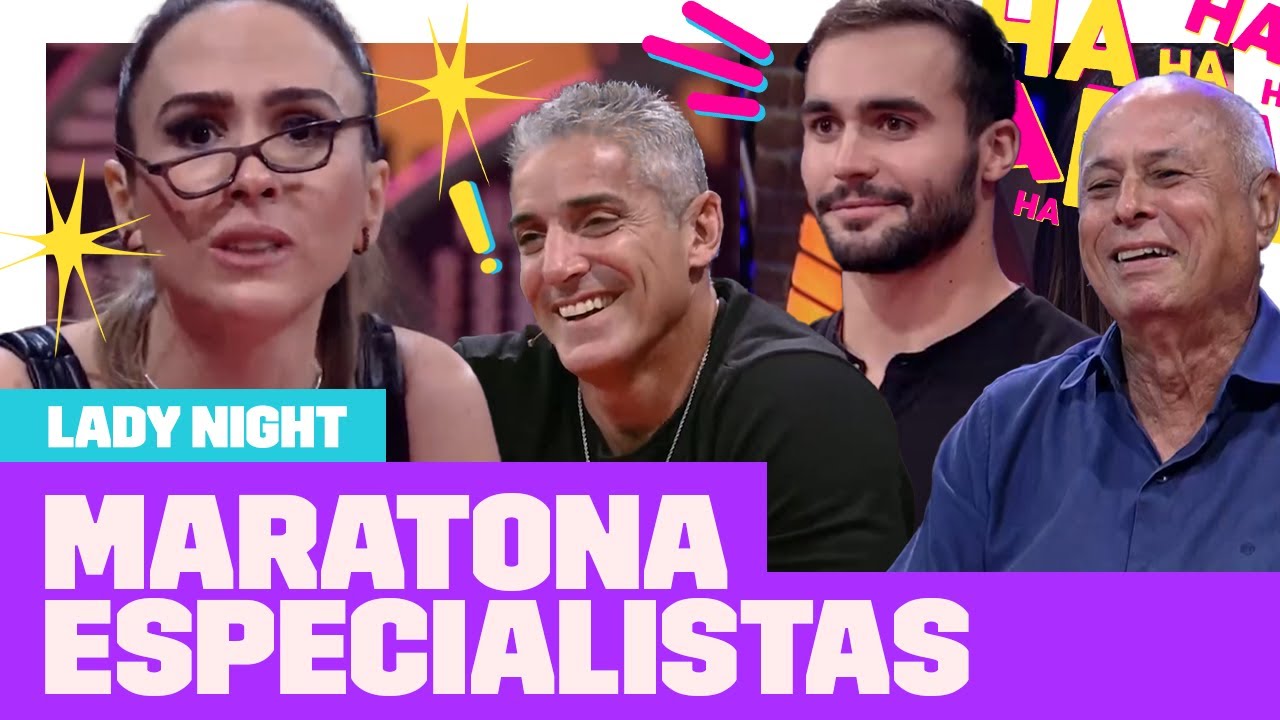 MARATONE TODAS AS ENTREVISTAS COM ESPECIALISTA da sétima temporada! | Lady Night | Humor Multishow