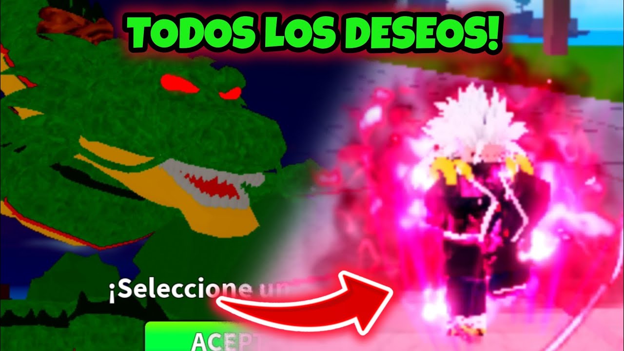 TODOS los DESEOS que puedes PEDIR con las ESFERAS DEL DRAGÓN | Dragon Ball Rage 