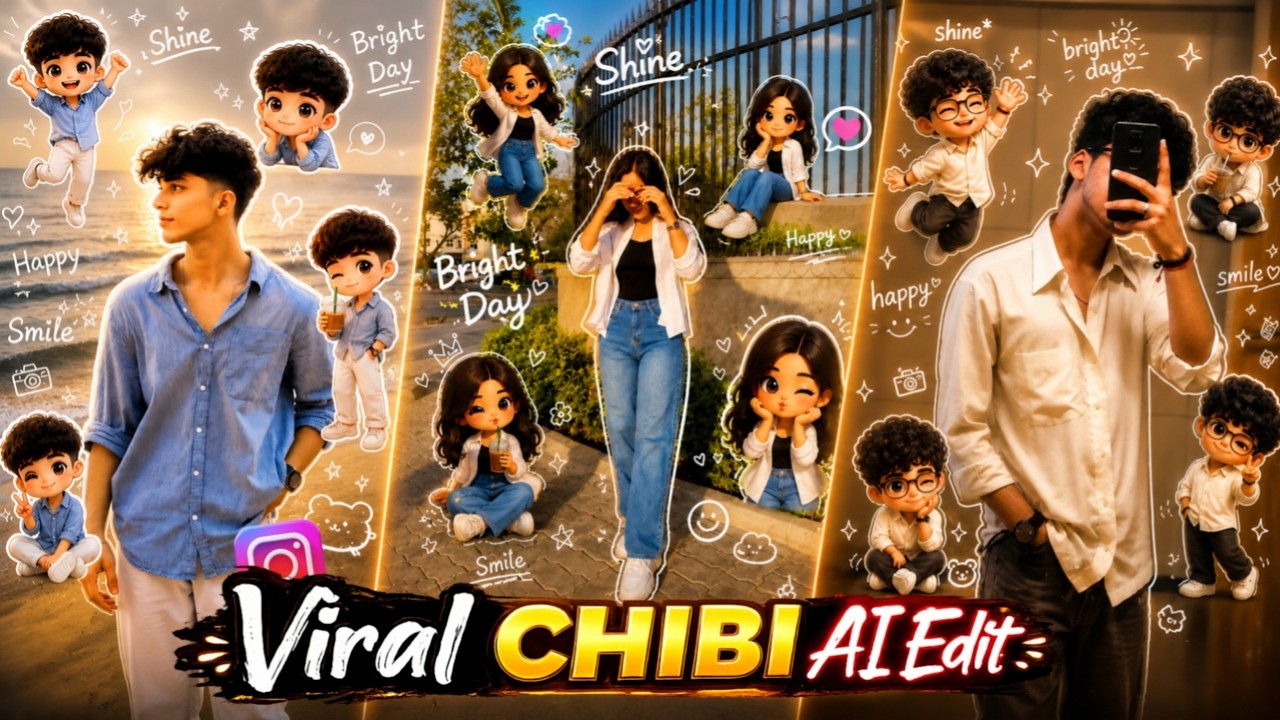 Instagram Viral CHIBI AI Photo Edit | Trending Instagram Ai image Editing 2026