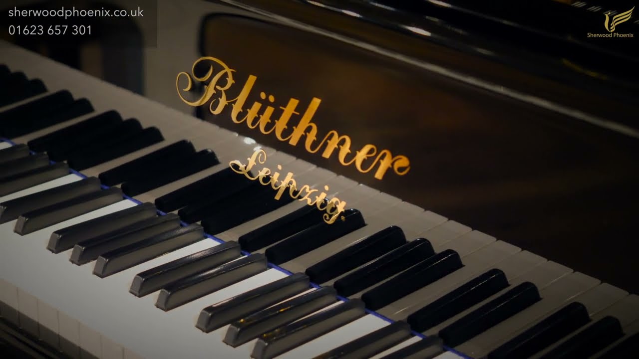 Bl&uuml;thner Restored Style 8 Black Grand Piano No. 83987 Comparison Demonstration | Sherwood Phoenix