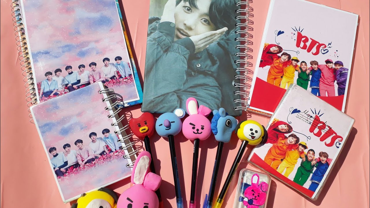 افكار كيبوبية (BTS) للعودة الى المدارس !!💜😍BTS DIY back to school