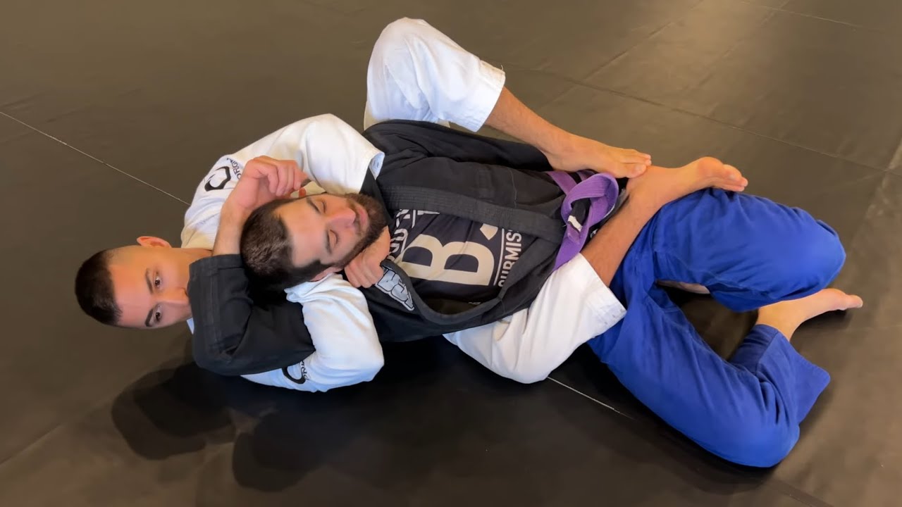Head and Arm Collar Choke from Back Mount (Weak Side)
