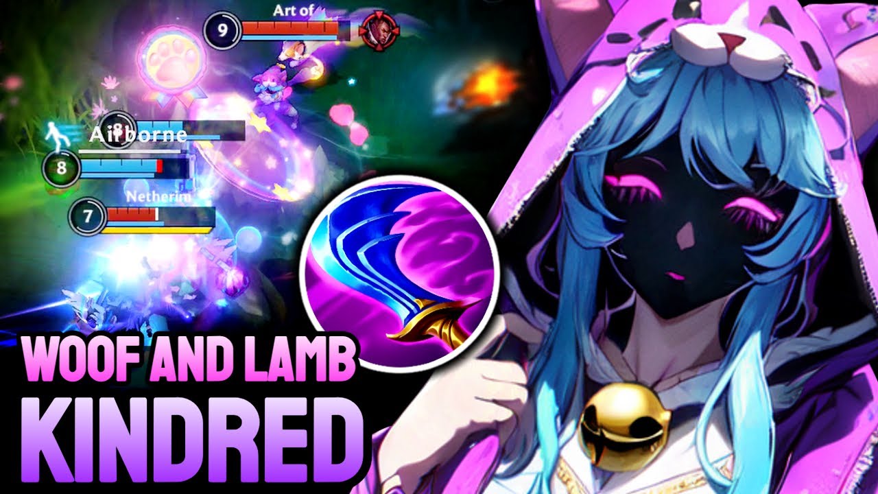 WILD RIFT WOOF AND LAMB KINDRED - BUILD & RUNES KINDRED - CHALLENGER RANKED