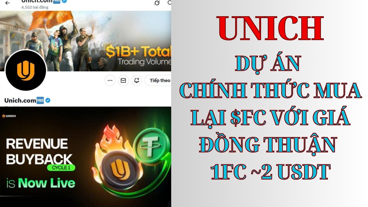 UNICH ! DỰ &Aacute;N MUA LẠI $FC ~ 2$ CHO CỘNG ĐỒNG, ACE KẾT NỐI V&Iacute;, L&Agrave;M NV ĐỦ ĐK