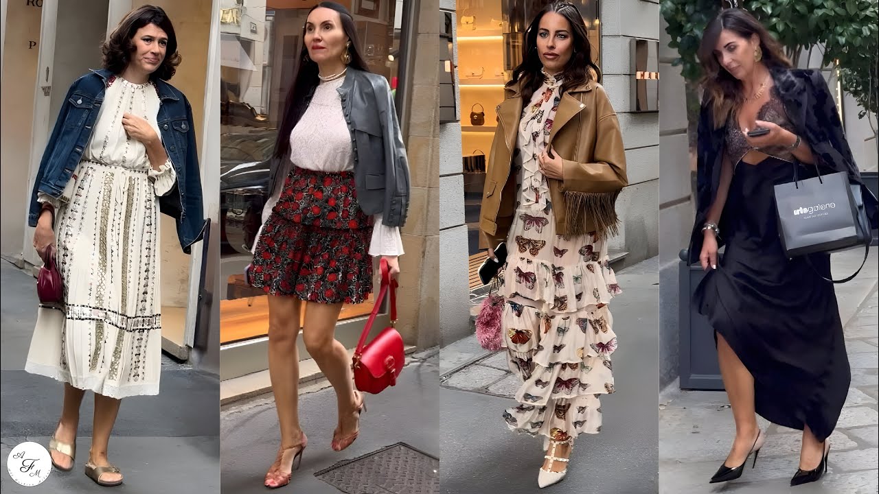 🇮🇹 1st Day Milan Fashion Week 2024 What Stylish People Wear 🍁 Fall Season
