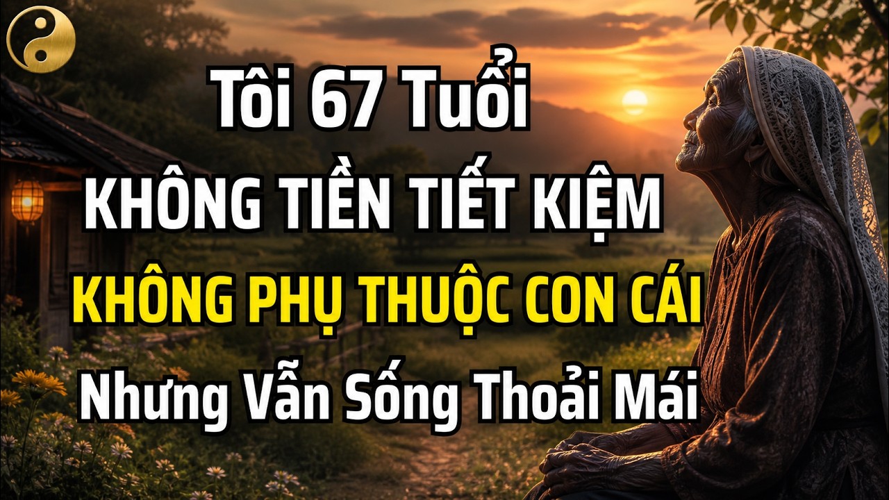 TÔI 67 TUỔI, DÙ KHÔNG CÓ NHIỀU TIỀN VÀ PHỤ THUỘC CON CÁI NHƯNG VẪN SỐNG THOẢI MÁI | TÂM SỰ CỔ NHÂN