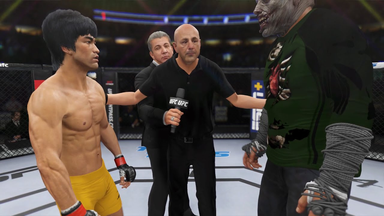 Брюс Ли против Зелёного Зомби &mdash; EA Sports UFC 4 &mdash; Dragon Fight 🔥🐲