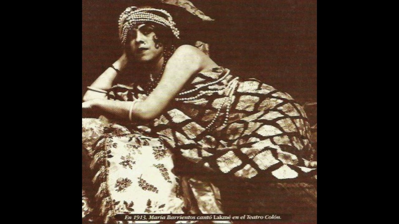 David - La Perle du Brésil - Charmant oiseau - Maria Barrientos (1916)