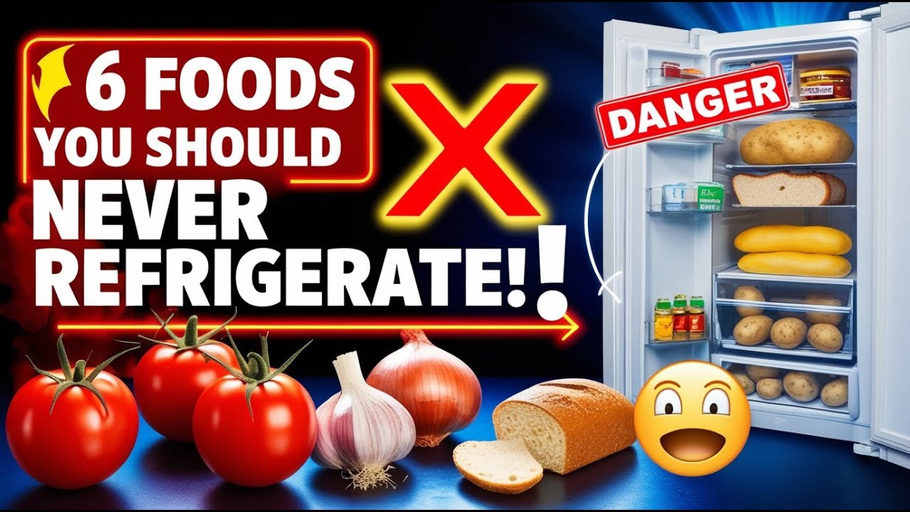 6 Foods You Should NEVER Put in the Fridge! | Food Storage Tips for Maximum Freshness