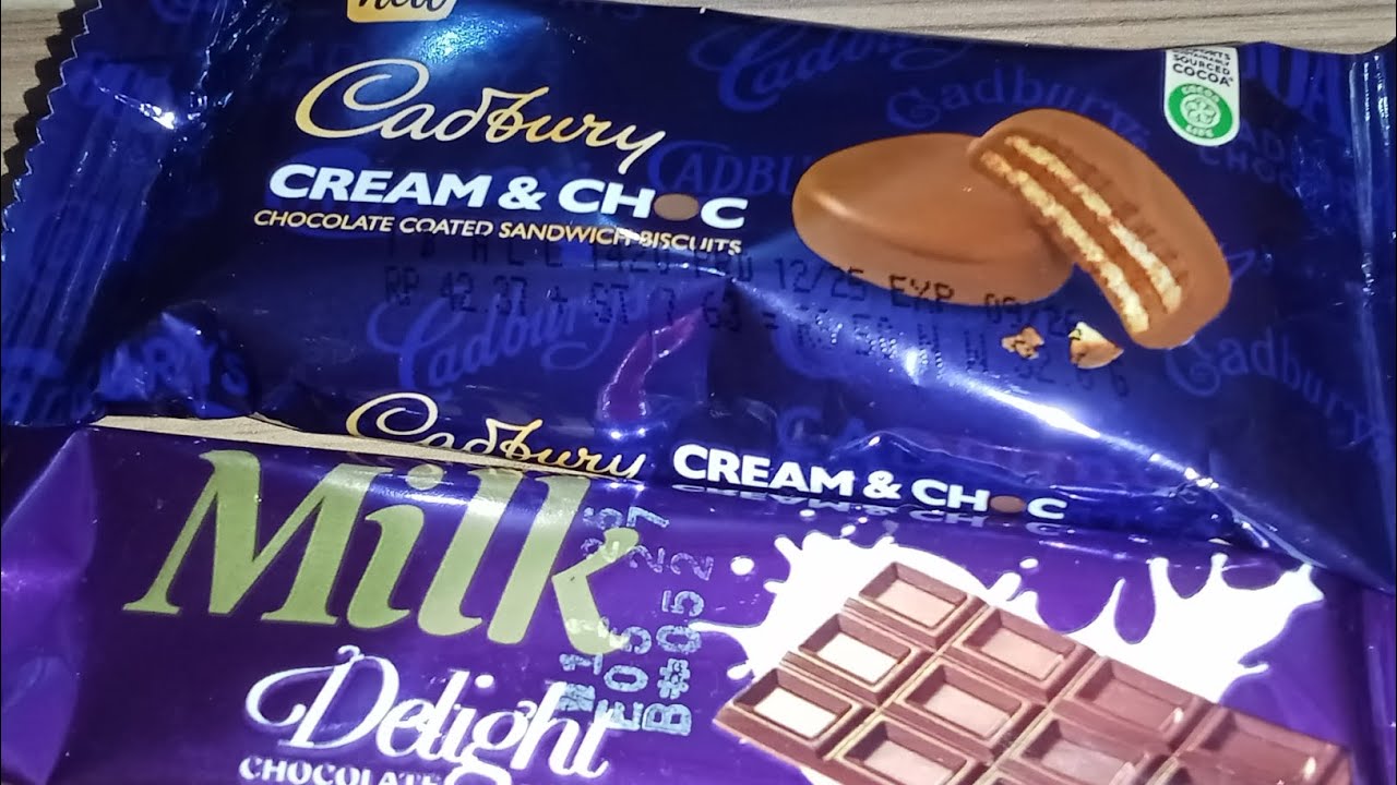 Satisfying ASMR Milk Delight Chocolate & Cadbury Cream Choc Opening | Soothing Sounds