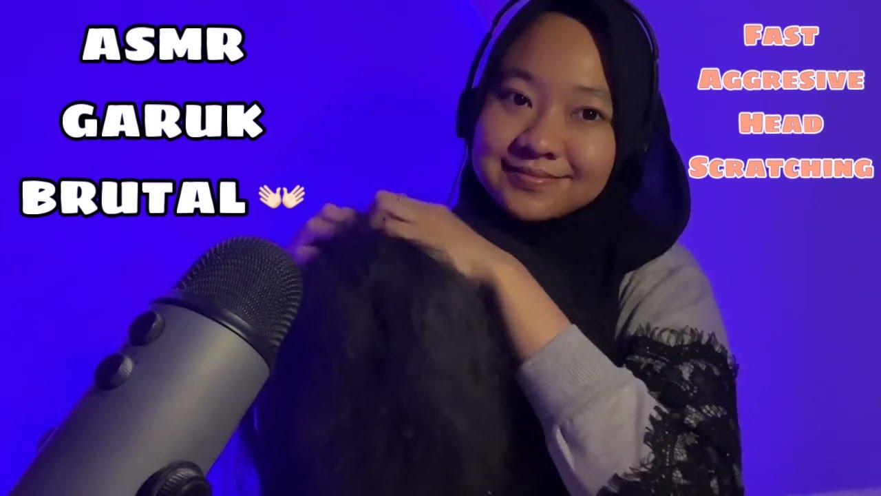 [no talking] ASMR Garuk Brutal, ASMR Fast&Aggressive Head Scratching 🫶🏻