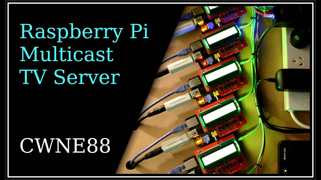 Сервер многоадресного телевидения Raspberry Pi