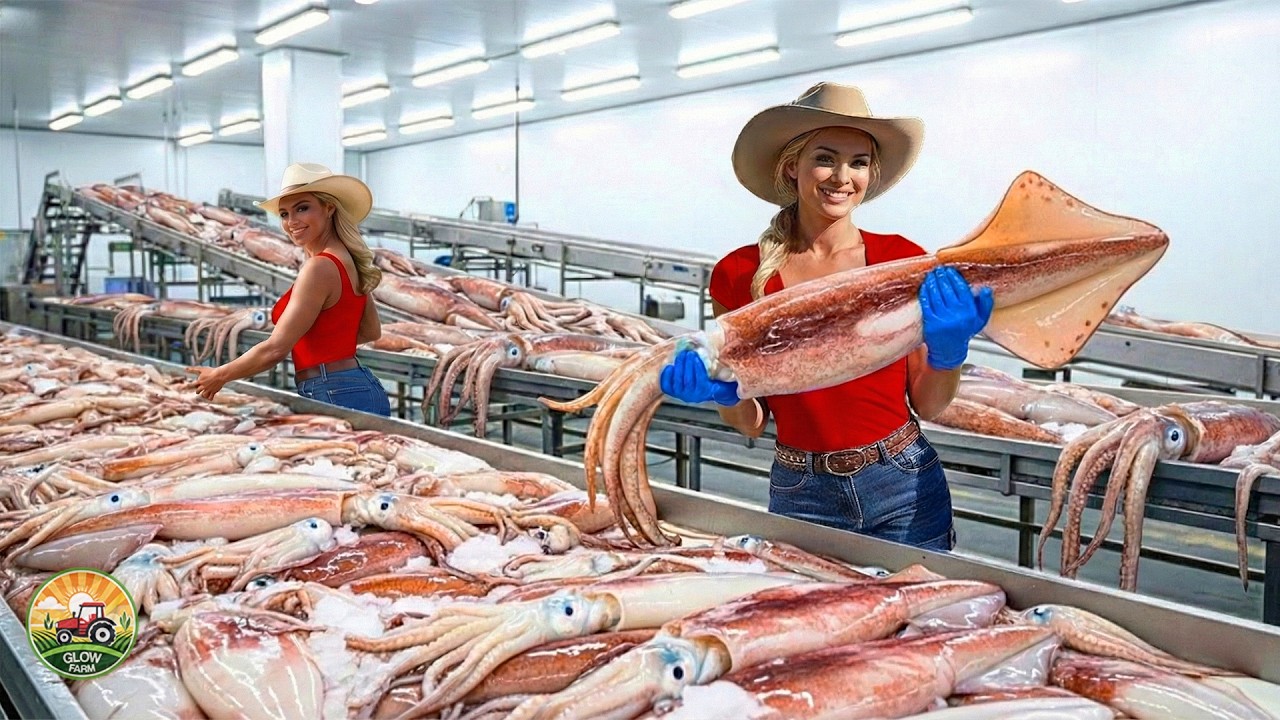 How Millions of Squid Are Caught and Processed inside Japan’s Robotic Fishing Industry