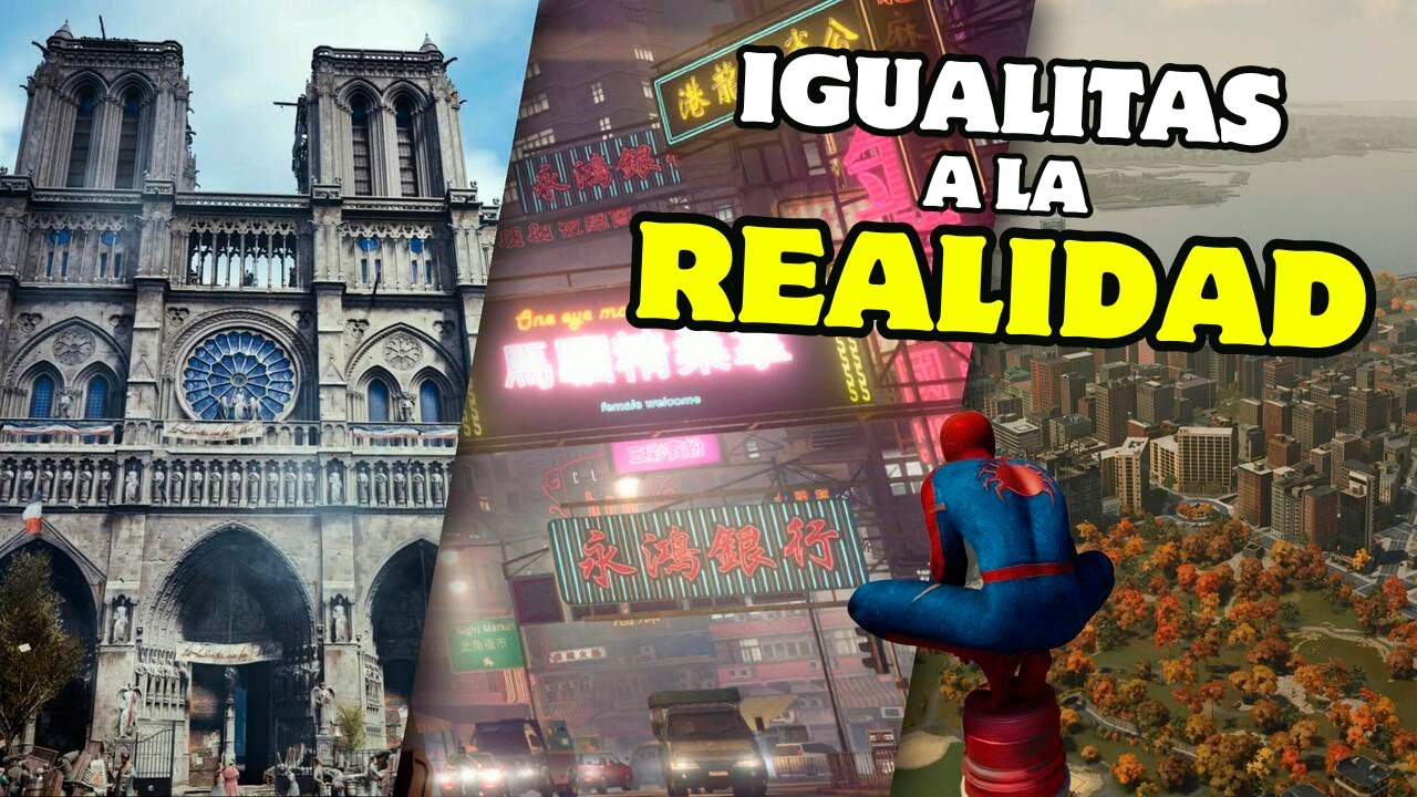 20 CIUDADES del MUNDO REAL recreadas en VIDEOJUEGOS con DETALLE BRUTAL
