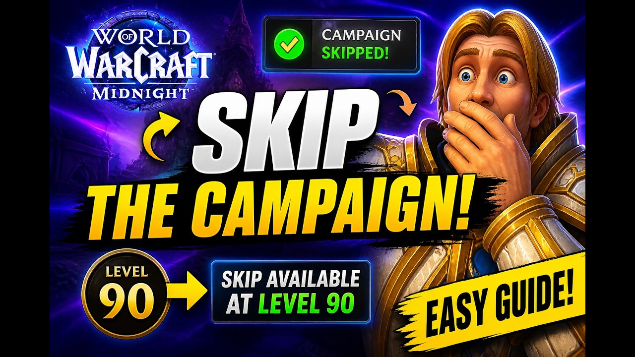 How to SKIP the Midnight Campaign Intro on Alts