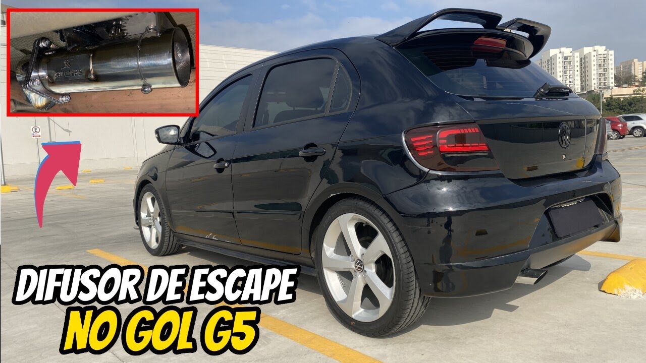 INSTALANDO DIFUSOR DE ESCAPE NO GOL G5, VALE APENA!?