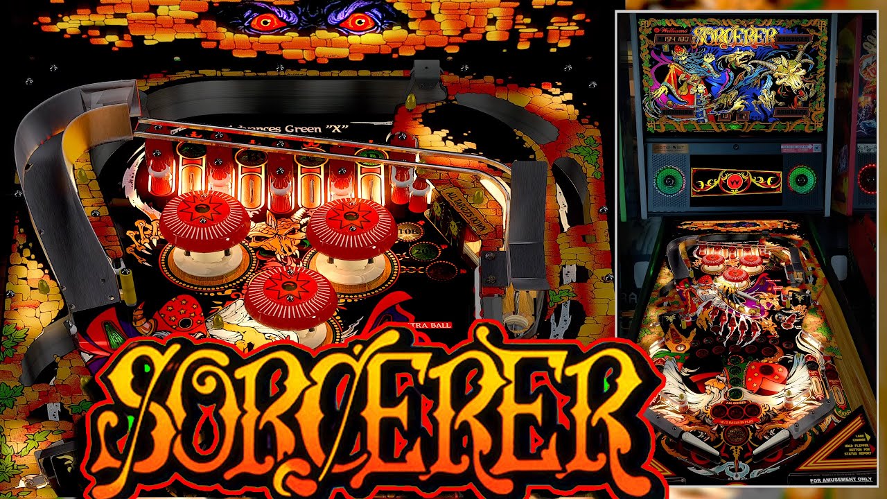 Sorcerer (Williams 1985) by UnclePaulie: Visual Pinball X (VPX) + Altsound (G-Sound)