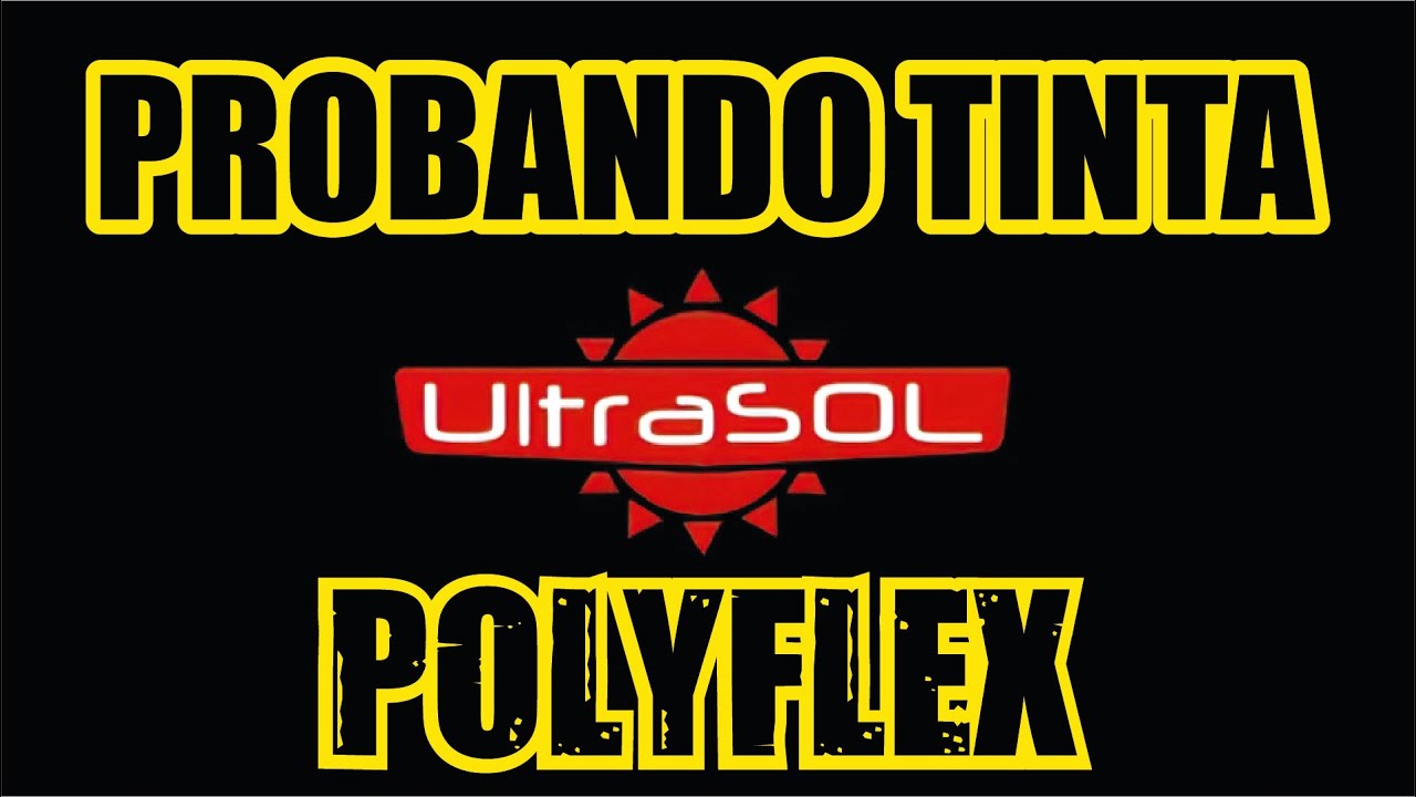 Probando la tinta Polyflex