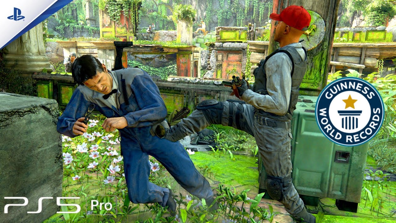 Uncharted 4 Remastered - Aggressive Stealth Kills [Crushing Mode]: Water Features | PS5 PRO