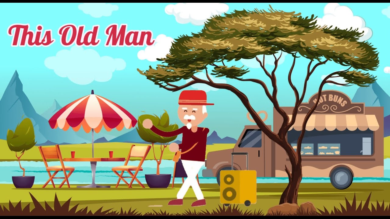 This Old Man | This old man nursery rhyme with lyrics | Poem | Cartoon