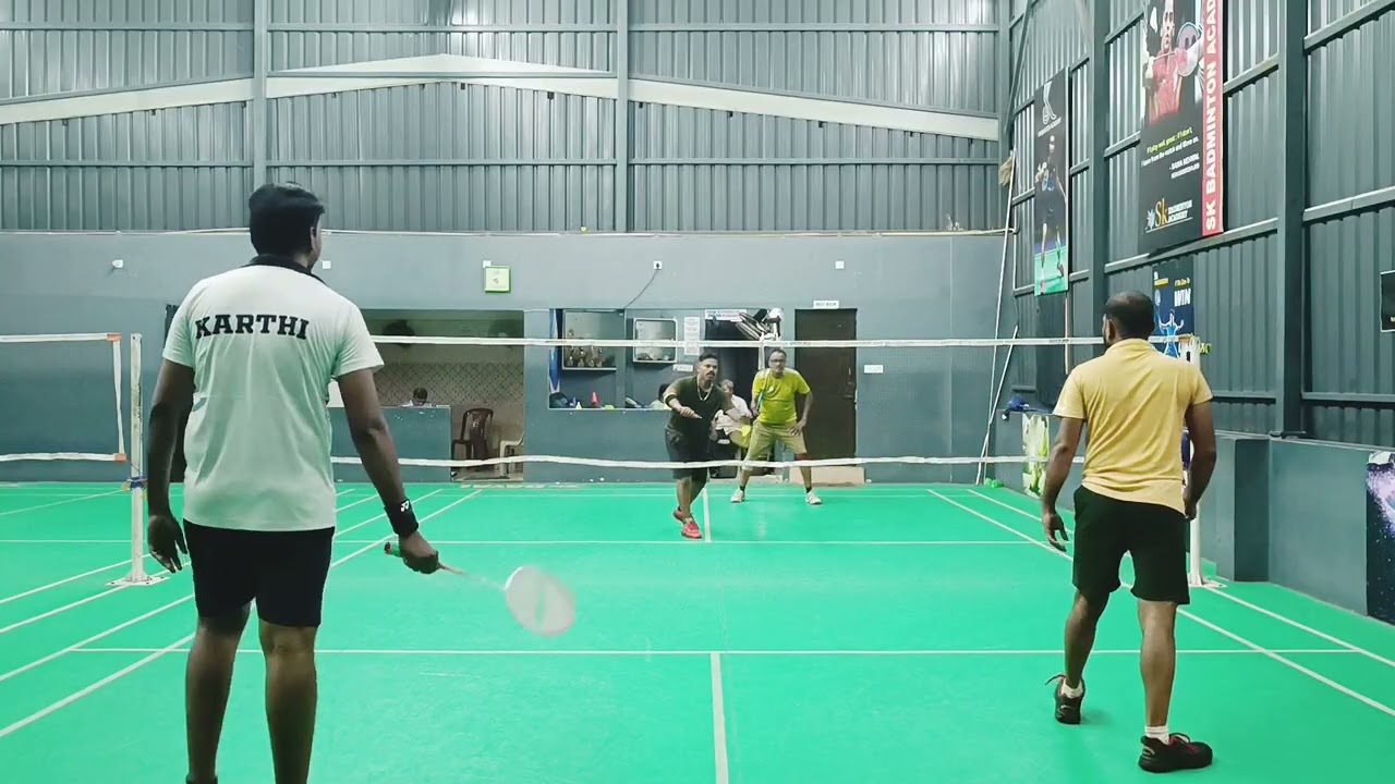 Rajesh funny badminton shorts #watchtillend #fully drama #shuttlesmash #jothikannat 