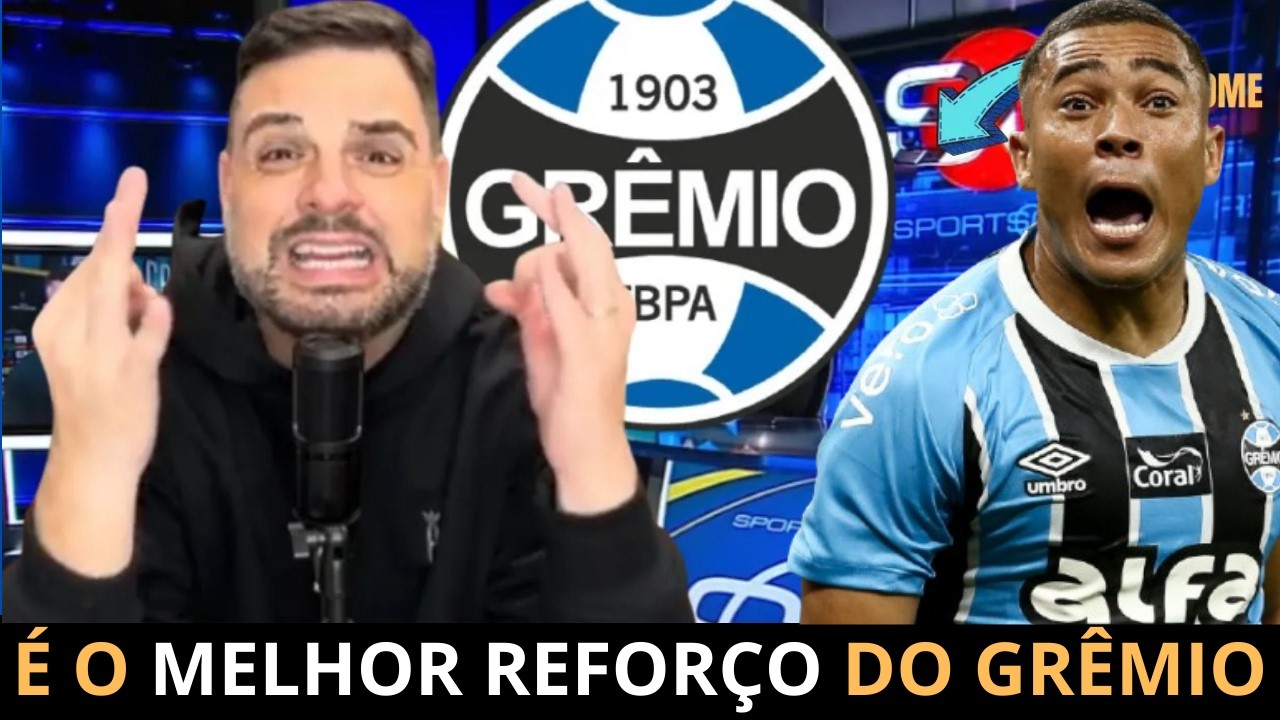 URGENTE! MÍDIA ENCANTADA RASGA ELOGIOS A CARLOS VINÍCIUS  GRÊMIO-ULTIMAS NOTÍCIAS DO GRÊMIO DE HOJE