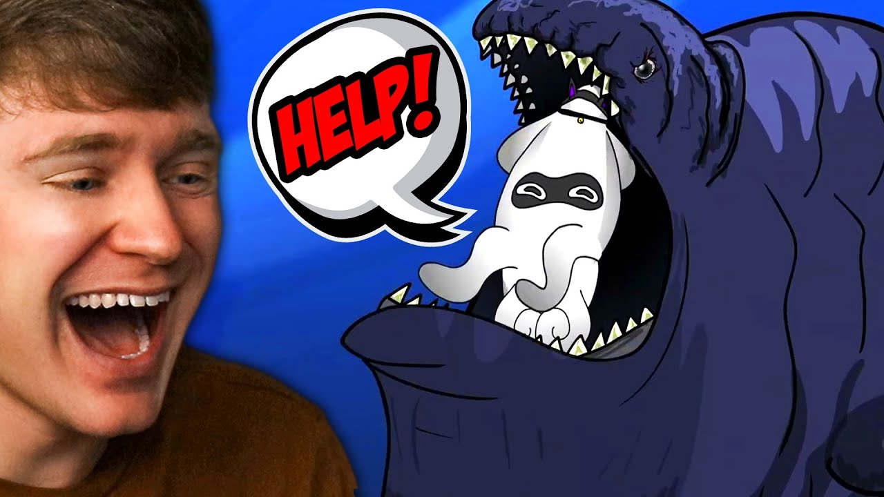 Reacting to BLOOP Eating EVERYTHING! (Hilarious)