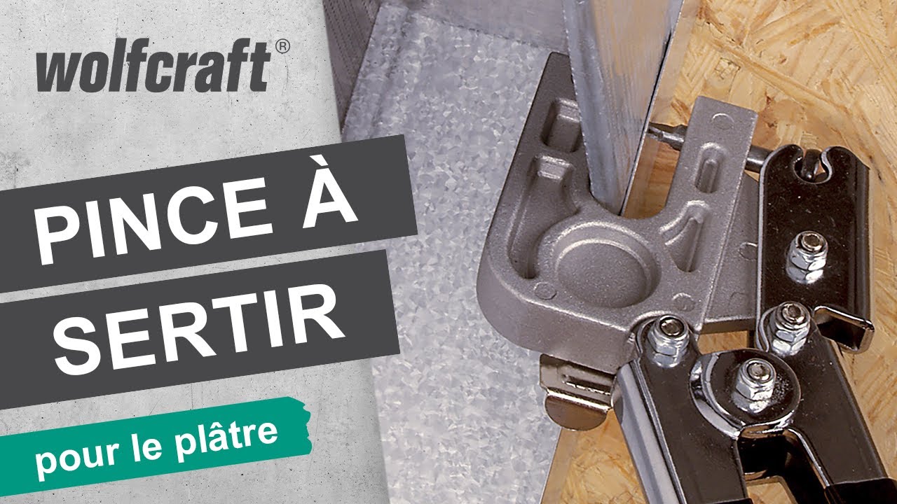 Pince à sertir pour profilés et rails | wolfcraft