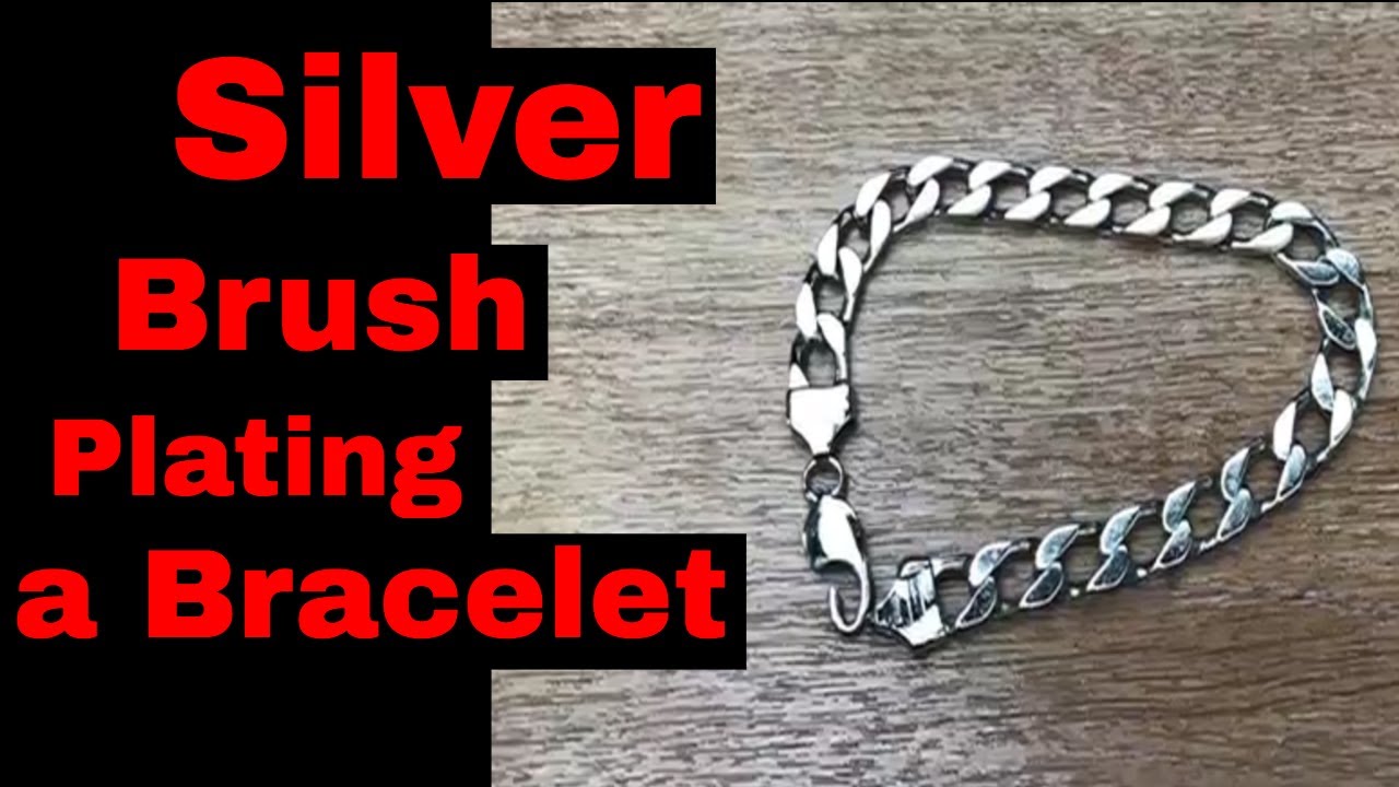 How To Silver Plate a Big  Chain Bracelet