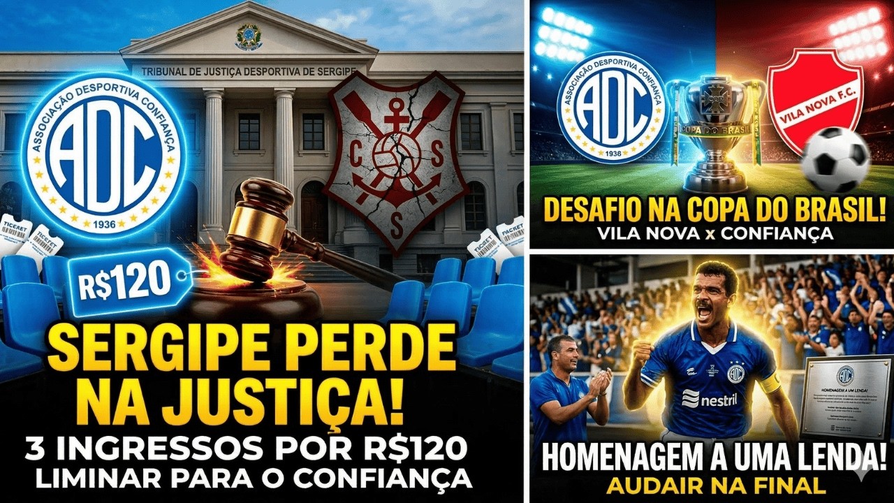 Confiança consegue LIMINAR e derruba preço dos ingressos da final do Campeonato Sergipano!