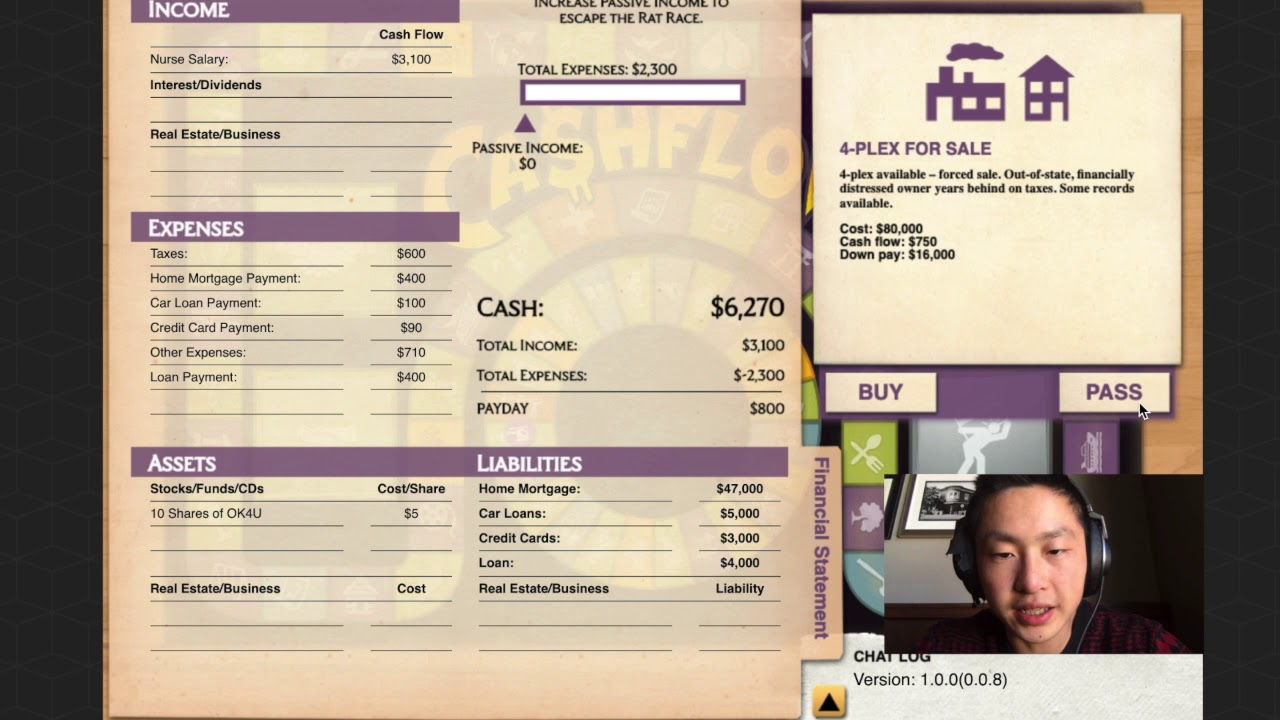 Cash Flow game full Tutorial