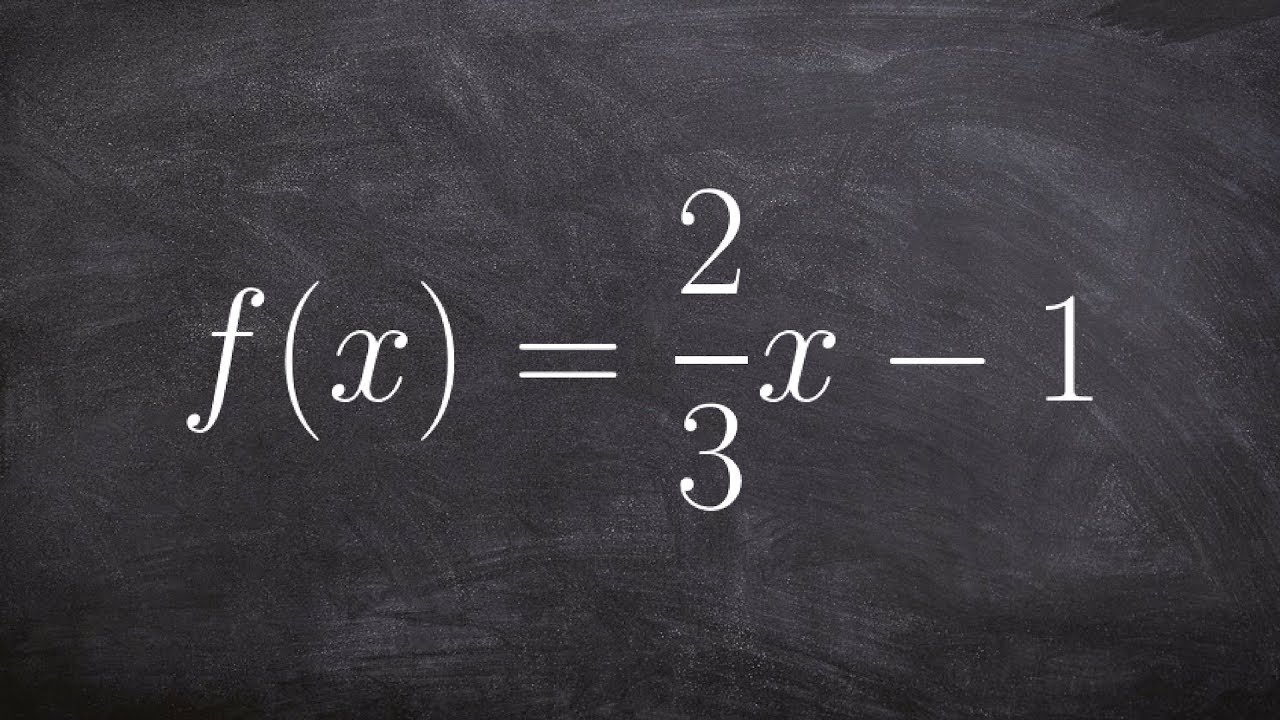 How to find the inverse of a linear equation domain and range