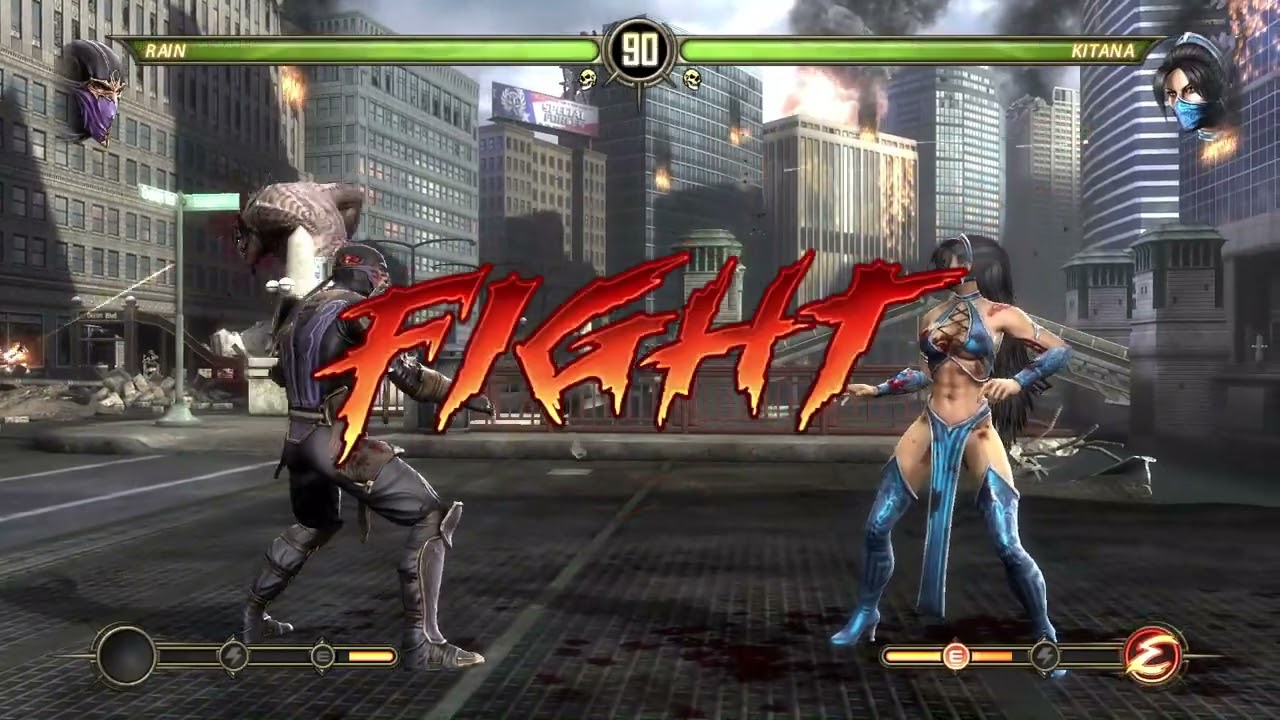 Mortal Kombat 9 – Rain vs Kitana | Expert Gameplay (PS3/Xbox 360)