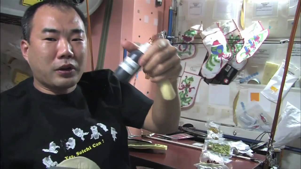 野口宇宙飛行士による宇宙食の紹介