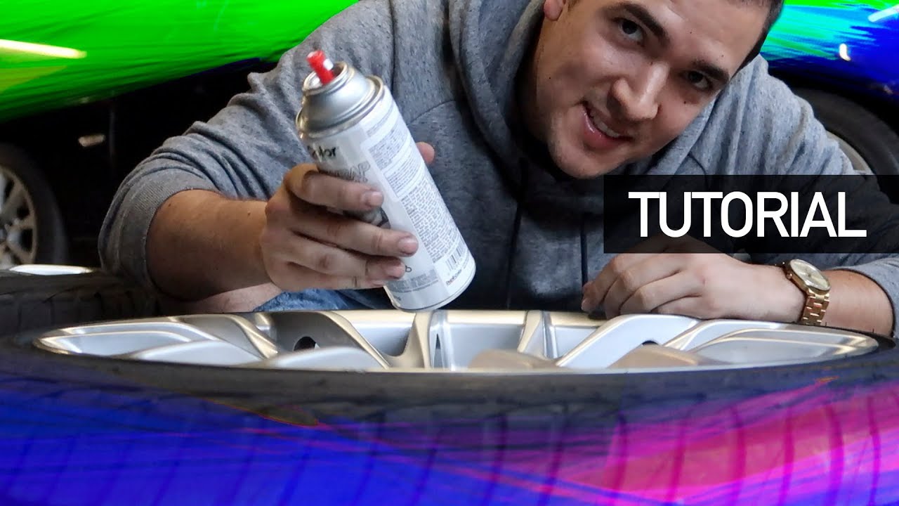 NUEVO COLOR DE MIS RINES (TUTORIAL: CÓMO PINTAR RINES CON PINTURA REMOVIBLE) | JUCA