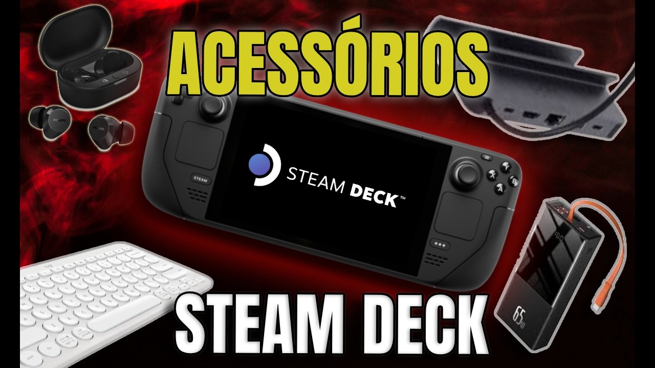 Acessórios do STEAM DECK que vão MUDAR a sua vida!