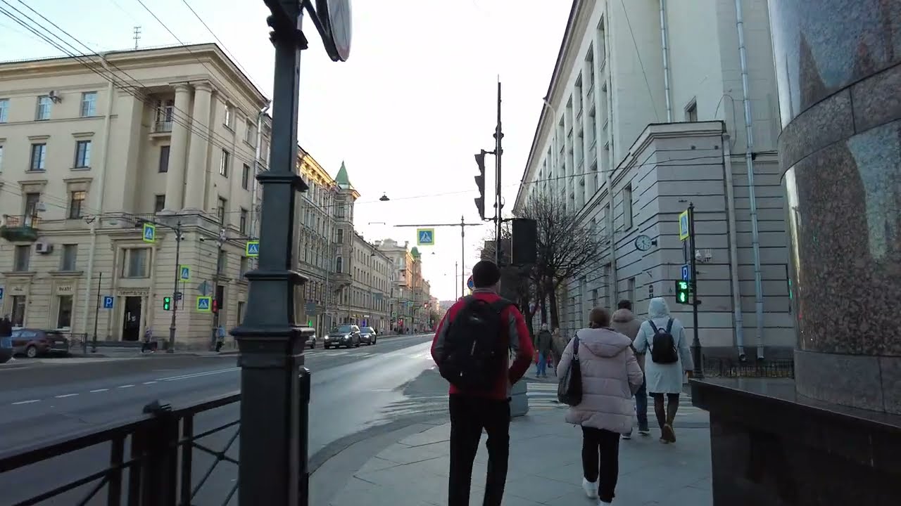 St. Petersburg 🇷🇺  — 'Suvorovskyi Prospekt'  Walking Tour 2K 60 fps